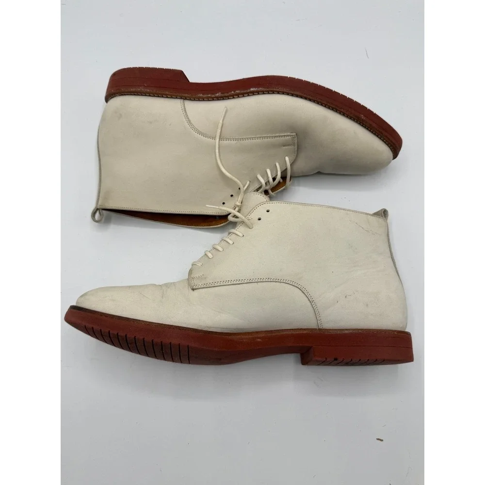 New Republic 8701 Chukka Boots Cream Mens Size 11.5 No Box